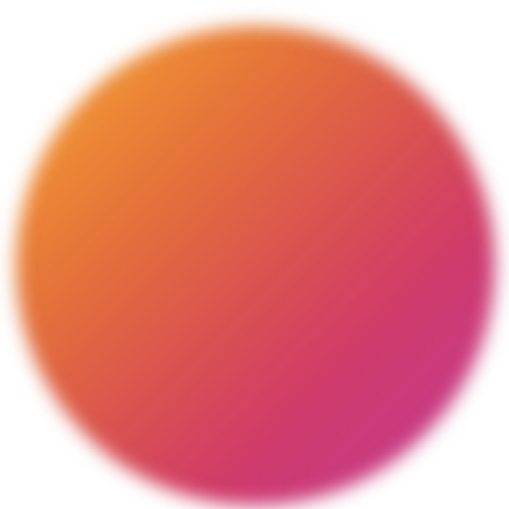 Orange gradient circle