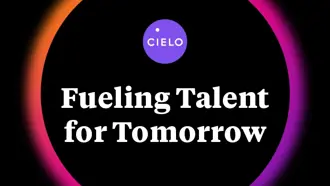 "Fueling Talent for Tomorrow" below the Cielo logo