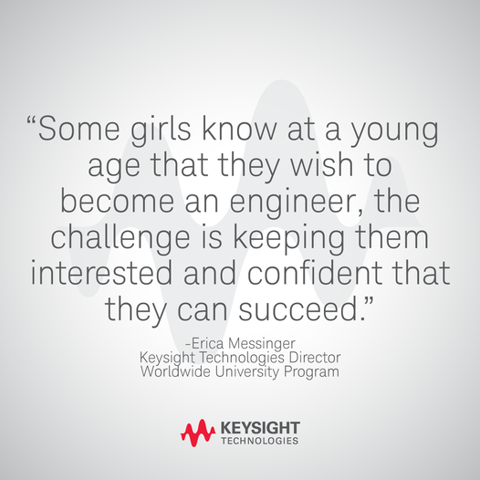 Keysight’s Erica Messinger reflects on the shortage of female engineers