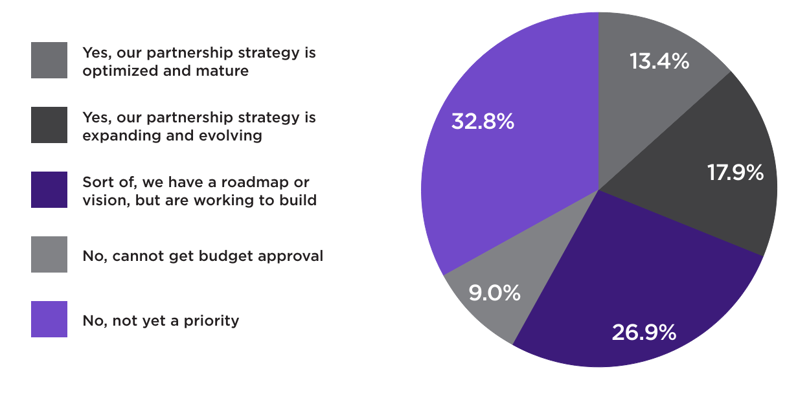 Chart showing maturity of diversity strategy implementation