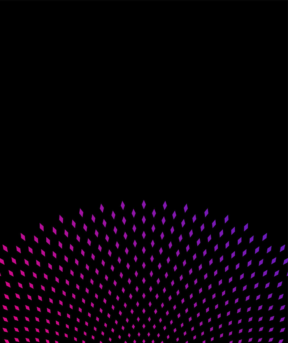 Black background with a purple patterned circle